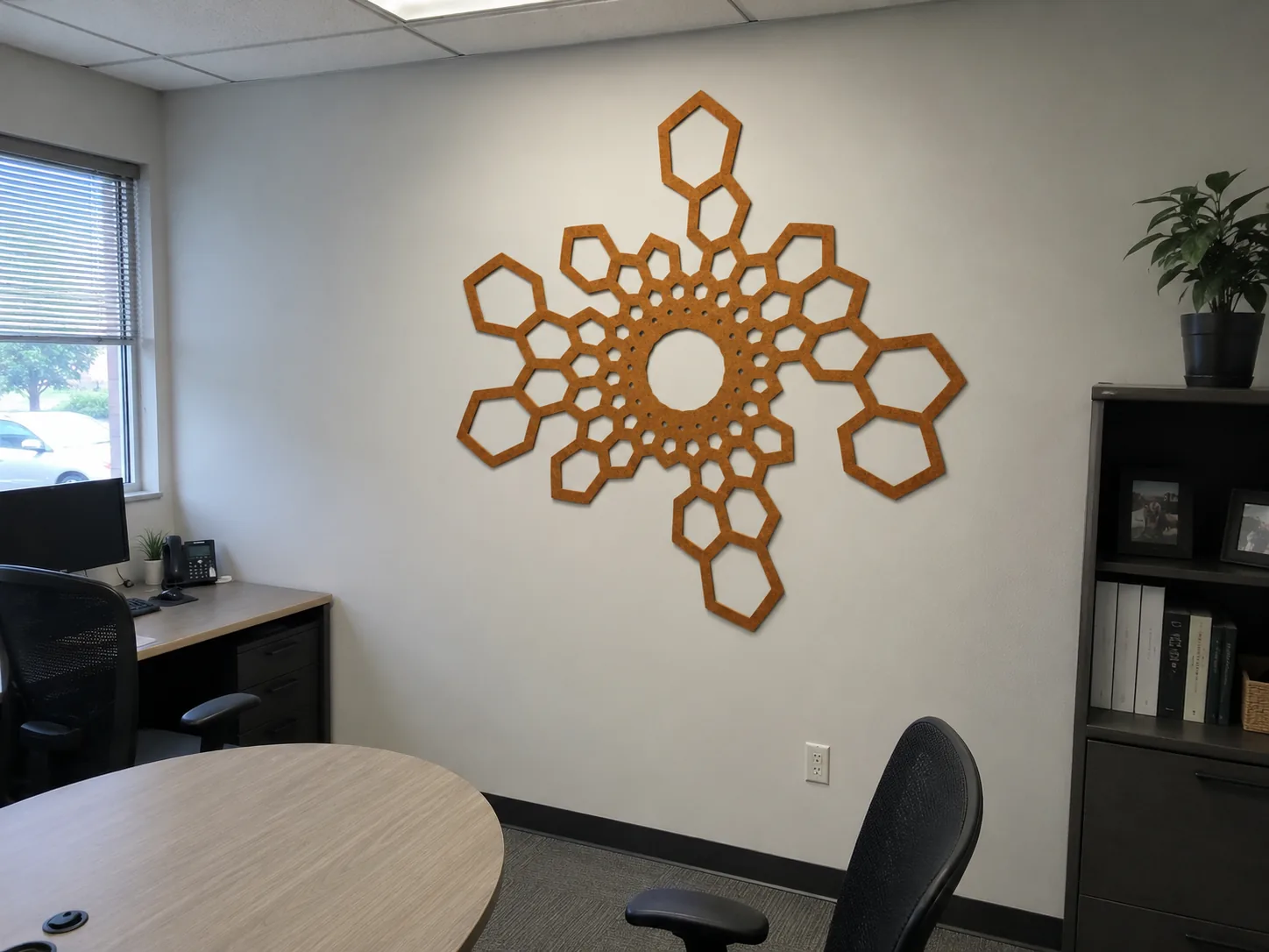 Kantoor · Mandala · Terracotta vilt
